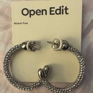 Silver Hoop Earrings